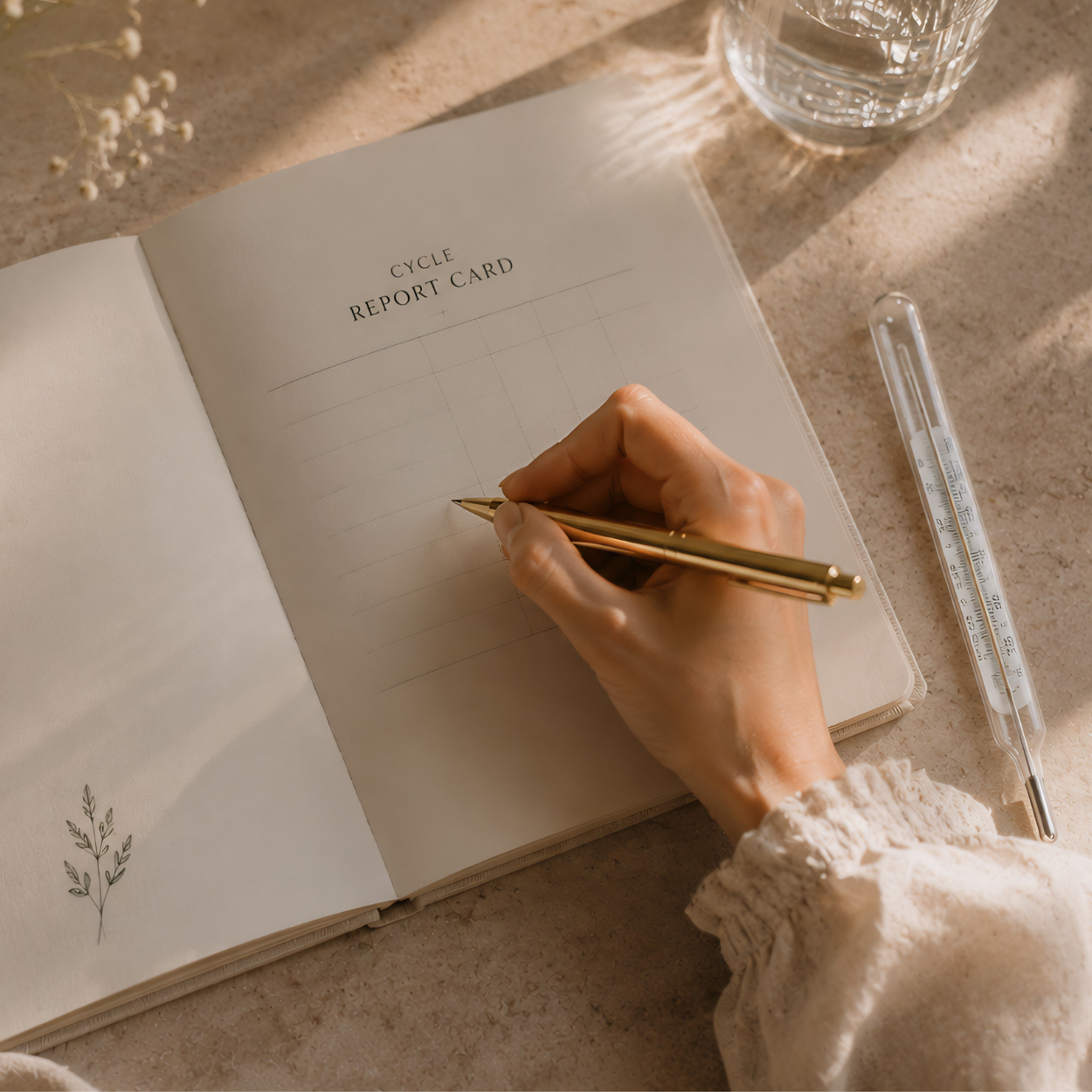 Woman journaling 