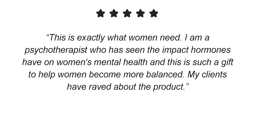 Customer testimonial